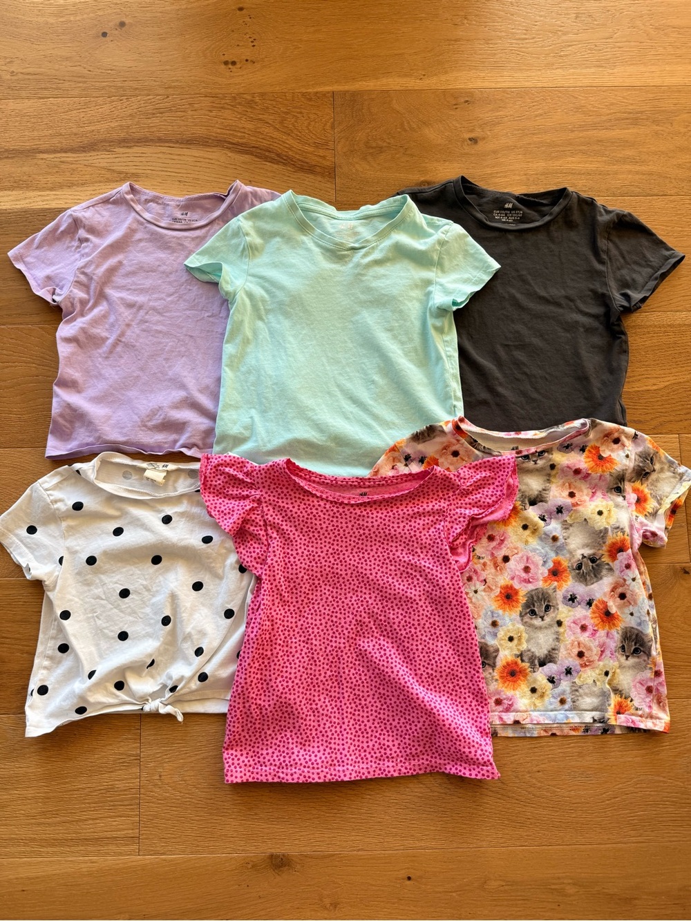 H&M Kids Short Sleeve T-Shirt Pack — Mixed Colors